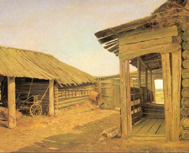 Ivan Shishkin Country Courtyard china oil painting image
